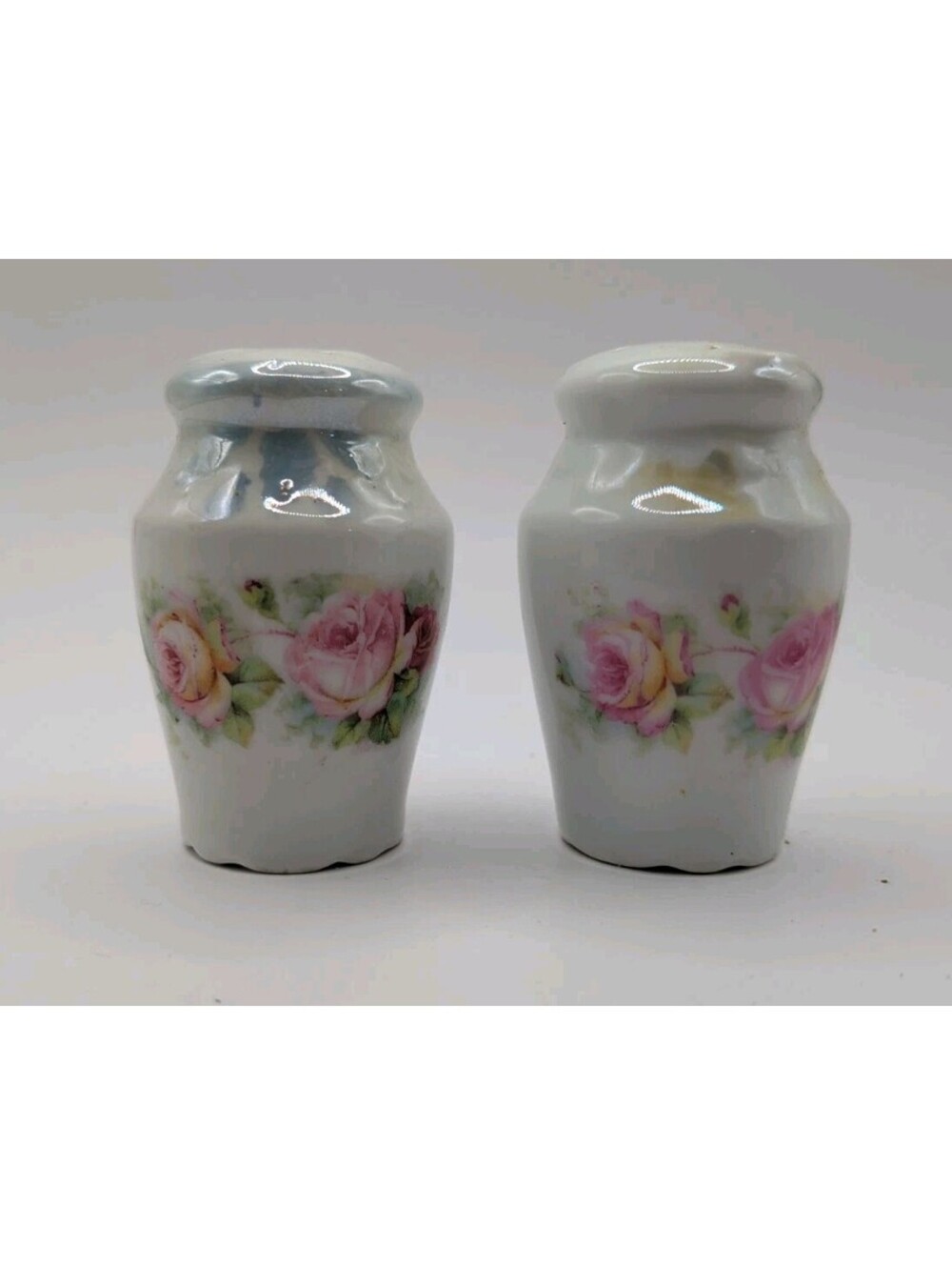 3" Vintage Decorative Floral Salt And Pepper Shakers Non Functional